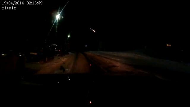 Метеорит над Мурманском. Мурманский метеорит. Meteorite Murmansk 19.04.2014