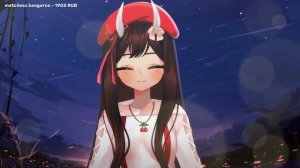 Это называется медитация | Noel ru vtuber реакция на сообщение в чате