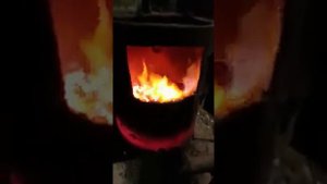 Буржуйка под уголь в теплице!