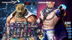 Tekken 7 vs Tekken 8 - Fighters Comparison