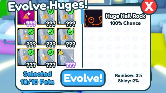 CAN YOU EVOLVE TRANSFERRED PETS? (Pet Simulator 99) смотреть онлайн