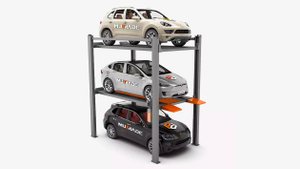 3-х уровневая парковка HydroPark HP2525