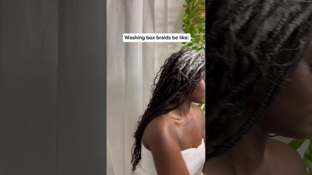 Can you relate? ? @Beulahdavina#washday #braids #haircare #hair #olive  #showyourselflove