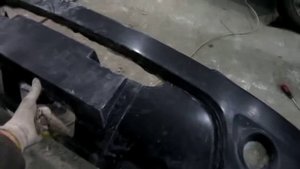 Силовой Бампер стеклопластик со съемной передней частью