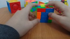 как собрать кубик Рубик 4 на 4 новичковым способом.