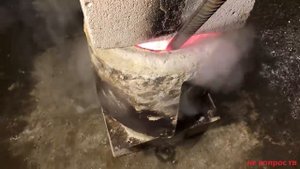 Кованый Нож Из Клапана Своими Руками Ковка Ножа Из Выпускных Клапанов.