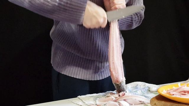 Строганина из муксуна. Северная рыба. Ценная рыба Ямала!