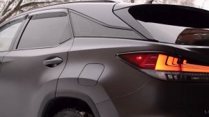 Оклейка Lexus RX в матовую полиуретановую пленку