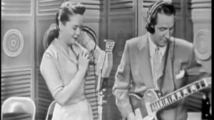 Les Paul , Mary Ford demonstrate multi-tracking February 1953 on TV