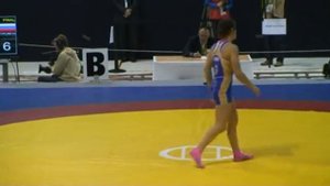 ЧЕ-2014. До 69 кг. Финал. Илана Кратиш (Израиль) - Наталья Воробьёва