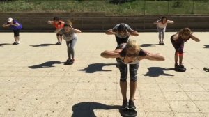 Allenamento all'aperto. Parco degli Ulivi a  Grottaferrata. Total Body.