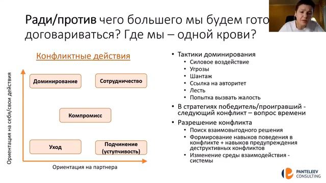 Вебинар «Поговорим о конфликтах»