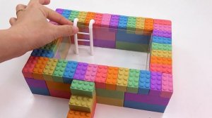 ДЛЯ МАЛЫШЕЙ ! Кинетический песок для мини-бассейна Lego Cutting ASMR
