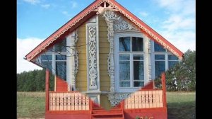 Сказочные деревянные дома в кружевах. Деревянная резьба, узоры на домах