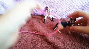 Делаем шлейку для schleich собак!