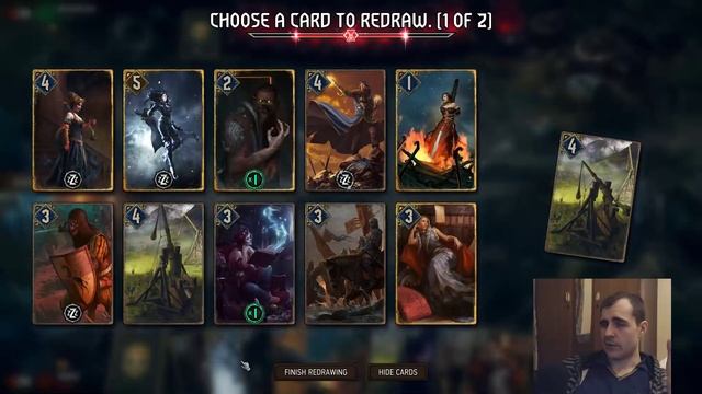 Gwent Mage Henselt ‖ Cowards ‖ Crimson Curse Deck Gameplay смотреть онлайн