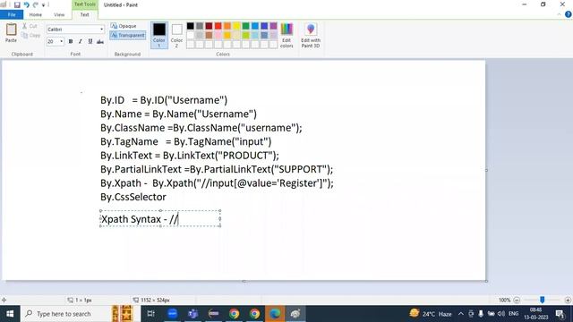Selenium Locators - ID, Name, Class, Tag, LinkText, PartialLinkText, Xpath and CssSelector