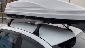 Покупка и установка бокса на крышу. Лада Гранта 2019. Санкт-Петербург ул. Маршала-Жукова.