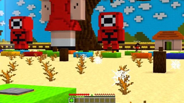 Я ВЫИГРАЛ ИГРА В КАЛЬМАРА У НАДЗИРАТЕЛЕЙ В МАЙНКРАФТЕ! | ПРИНЦ MINECRAFT смотреть онлайн