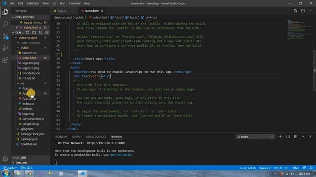 React JS Tutorial 1 - Hello World