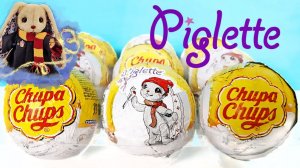 ЗИМНИЕ ЗАЙКИ PIGLETTE Чупа Чупс! Новая серия ИГРУШКИ 2022! Unboxing Surprise Eggs Chupa Chups