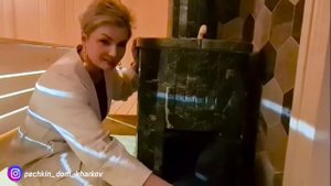 Обзор сауны с печью Ферингер Уют змеевик наборной.