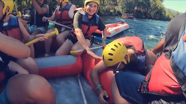 Turcia rafting,my experience of passing a turbulent river on a kayak смотреть онлайн