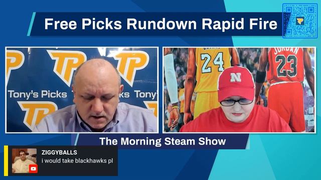 Vancouver Canucks vs Chicago Blackhawks 3/26/2023 FREE NHL Expert Predictions on Morning Steam Show