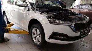 Путь автомобиля Шкода Октавия А8 от завода к клиенту. Предпродажная подготовка New Skoda Octavia A8