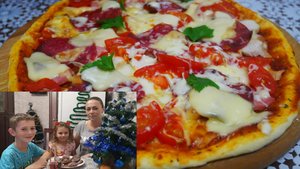 Пицца на бездрожжевом тесте в духовке ТОНКАЯ, Вкусная и Быстрая ПИЦЦА в домашних условиях