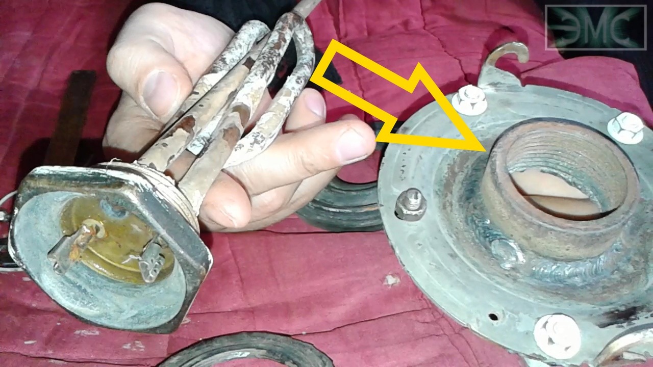 Ревизия БУ тэна и модернизация флянца смотреть онлайн