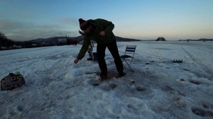 Зимняя рыбалка на море/как поймать корюшку/Русский остров