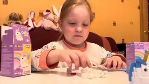 Собираем конструктор Kibox mini единорожки.