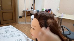 Как набирать пряди для мелирования."Зигзаг".