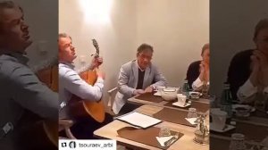 Группа Президент и Группа Зама на вечеринке достойных представителей культуры, а также Хеда Шамаева