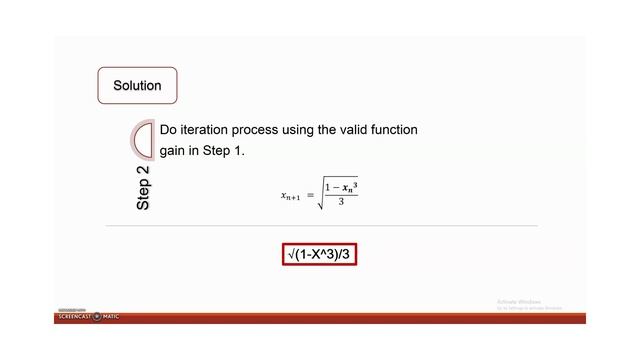 FIXED POINT ITERATION METHOD смотреть онлайн