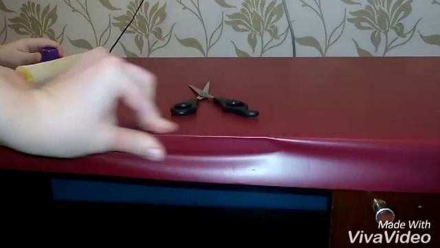 Реставрация старой 
лакированной тумбы!