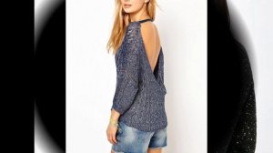 Пуловер с Открытой Спиной Спицами - 2019 / Pullover with Opened Backs