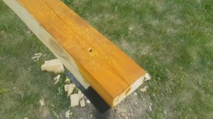 ч.1 Каркасный дом 6 на 6 своими руками  (свайный фундамент и обвязка из бруса)