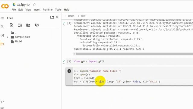 Super Simple Text to Speech dengan Python dan Google Colab смотреть онлайн