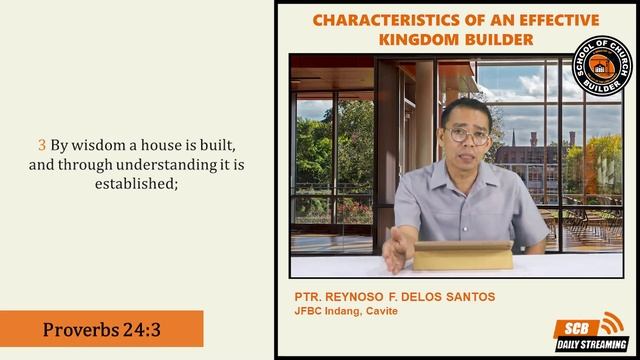 CHARACTERISTICS OF AN EFFECTIVE KINGDOM BUILDER | SCB Daily Streaming - July 2, 2022 смотреть онлайн