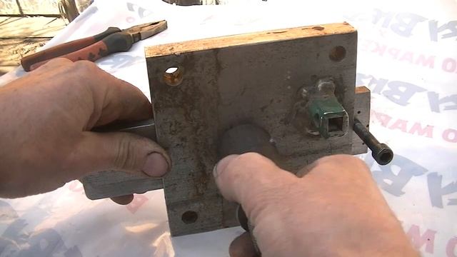 Гаражный реечный замок, небольшое усовершенствование. смотреть онлайн