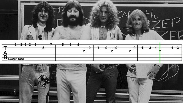Led Zeppelin - Stairway To Heaven Guitar Tutorial (tab) смотреть онлайн