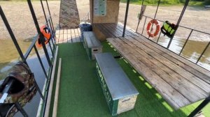 Обзор плота для сплава по реке Разборный плот для сплава и отдыха