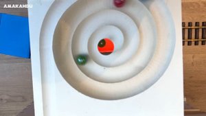 Marble Run Race Plasticine Frog ASMR Pop Tube