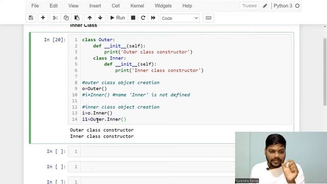 ?♂️ Inner Class | Nested class in Python | Python By Surendra смотреть онлайн