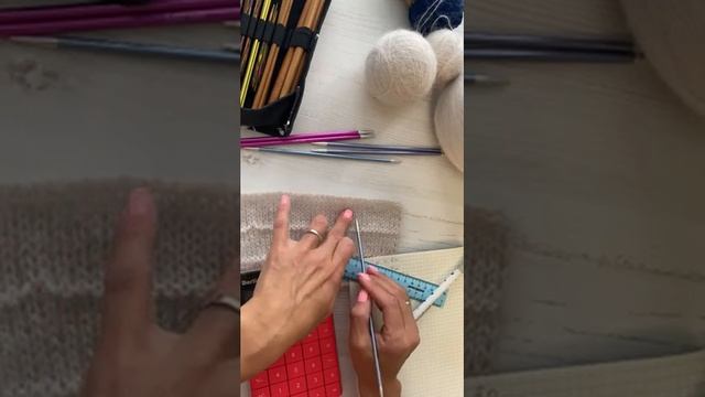 Петельная проба ∣∣ Как определить количество петель для вязания ∣∣ Расчет петель при вязании