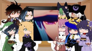 genshin react to each other||part 2||Raiden shogun yae miko and scaramouche||kazuscara and eimiko