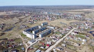 Полет над деревней Лешино. Великий Новгород