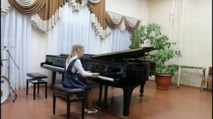 Говорова Елизавета Г. Бертини этюд №8, op. 29